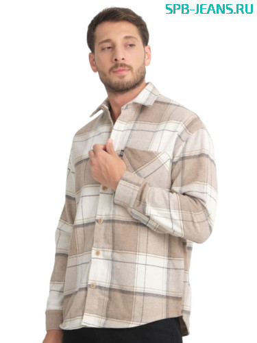 Шерстяная рубашка оверсайз My Freedo 530-157