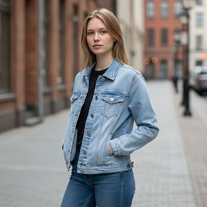 Женская джинсовая куртка 610