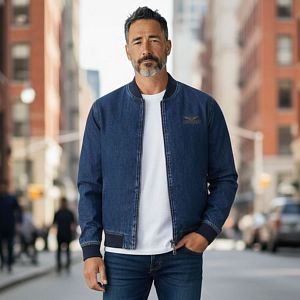 Джинсовый бомбер Montana 4727