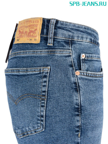 Джинсы Levis 502 taper blue (1033-340) stretch фото 2