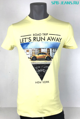 Мужская футболка Daniel & Jones 452 yellow