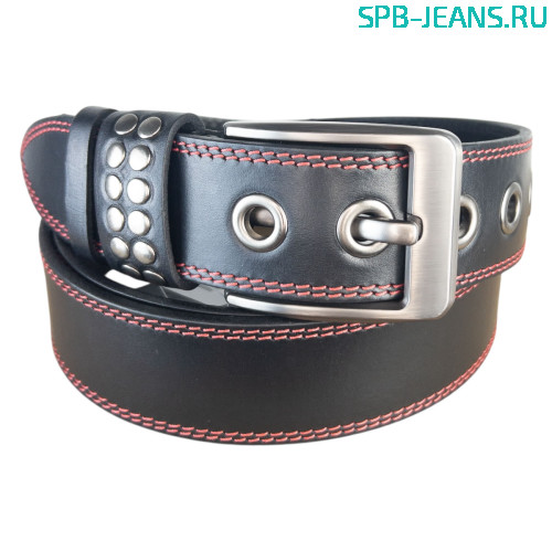 Ремень кожаный 40WL03-10L черный