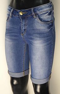 Женские джинсовые бриджи W517