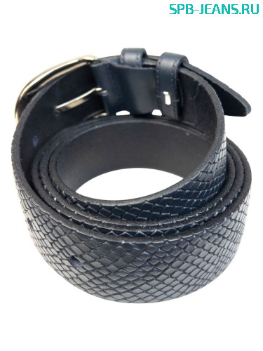 Ремень кожаный Legend 35-008 blue фото 2