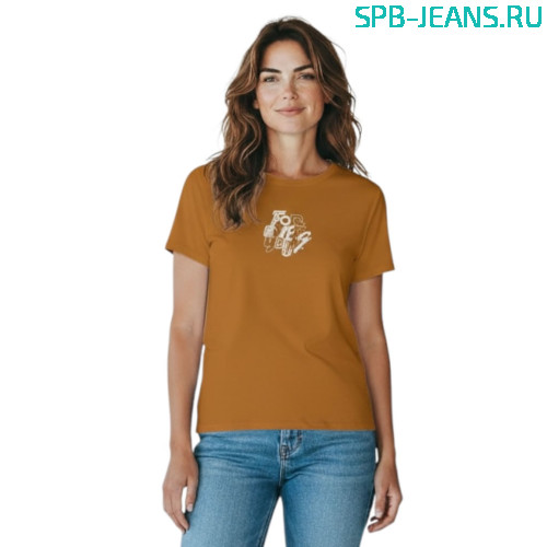 Футболка женская Samo 3710 коричневый