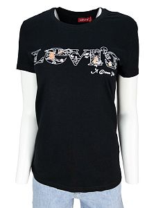 Женская футболка Lev. 866 черный
