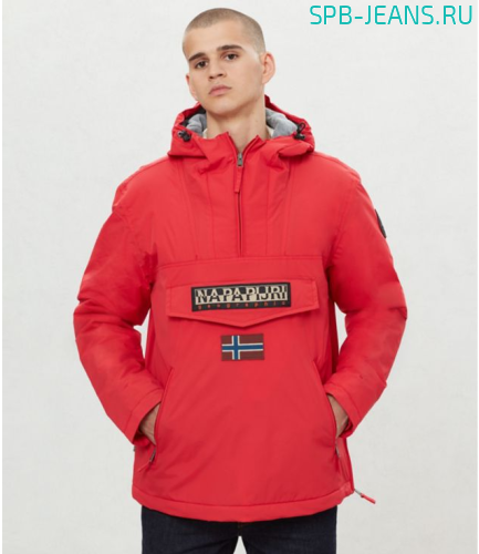 Анорак Napapijri Rainforest Pocket red