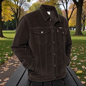 Вельветовая куртка Montana 4806-5, коричневый