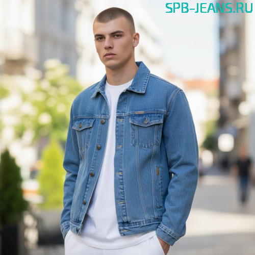 Джинсовая куртка Montana 4951V L. Blue