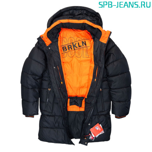 Мужской пуховик Kings Wind 348-1 черный фото 6