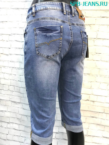 Женские джинсовые бриджи 1437 фото 2