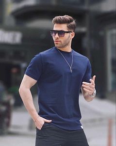 Футболка MadMext 6131 lacivert