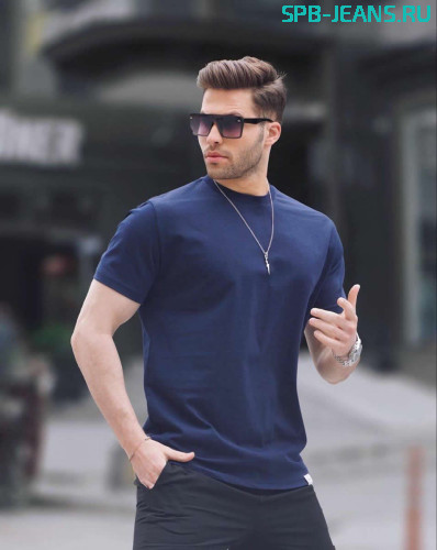 Футболка MadMext 6131 lacivert