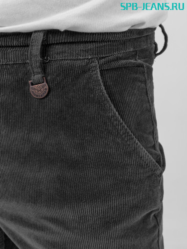 Вельветовые брюки Montana 5808-7, серый фото 6