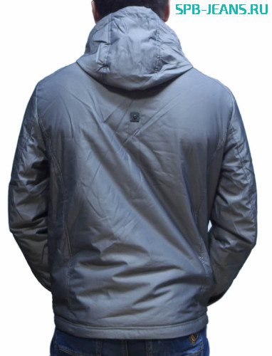 Демисезонная куртка Black Vinyl 13-309 grey фото 2