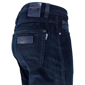 Вельветовые тёплые джинсы Montana 4805-1F, т. синий