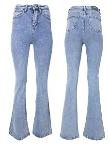 Женские джинсы клёш 9821