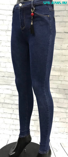 Женские джинсы с высокой посадкой 801