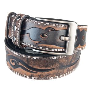 Ремень кожаный 40C05-31L коричневый