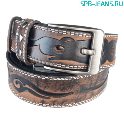 Ремень кожаный 40C05-31L коричневый