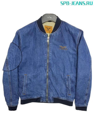 Джинсовый бомбер с мехом Montana 4737Z фото 2