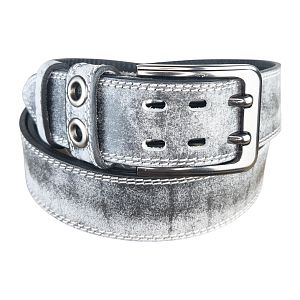 Ремень кожаный 40M03-41L серый