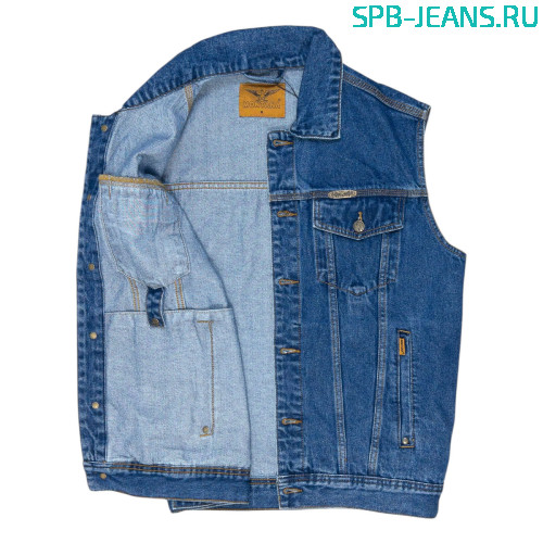 Джинсовая безрукавка Montana M-937 фото 4