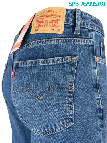 Джинсы Levii's taper 502 blue (1051-347) cotton фото 2