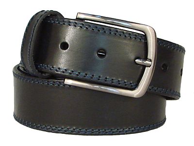 Ремень кожаный 40A12-01R black