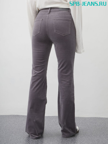 Вельветовые джинсы MR707V grey фото 2