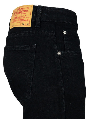 Джинсы Levi's 511 black, zipper, stretch фото 3
