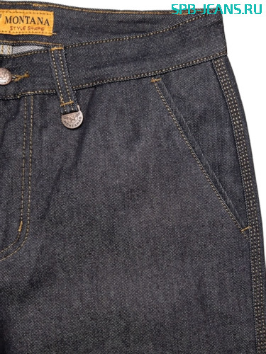 Джинсы Montana 9078 raw denim, dark blue фото 3