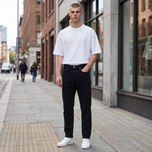Джинсы tapper Levis 502 black, stretch фото 7