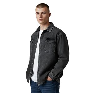 Рубашка джинсовая оверсайз My Freedo 2003 black