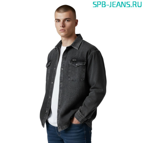 Рубашка джинсовая оверсайз My Freedo 2003 black