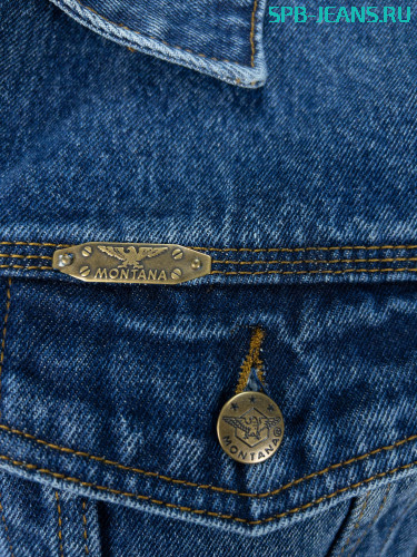 Мужская джинсовая безрукавка Montana M-917 фото 2
