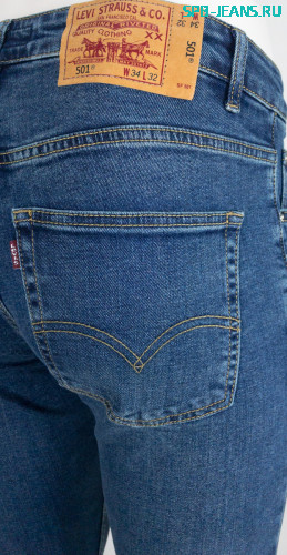 Джинсы Levi's 501 tint, zip, stretch фото 3