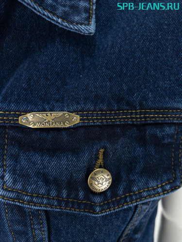 Мужская джинсовая безрукавка Montana M-988 фото 2