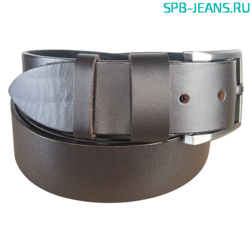 Ремень кожаный 40A01-03L коричневый фото 2