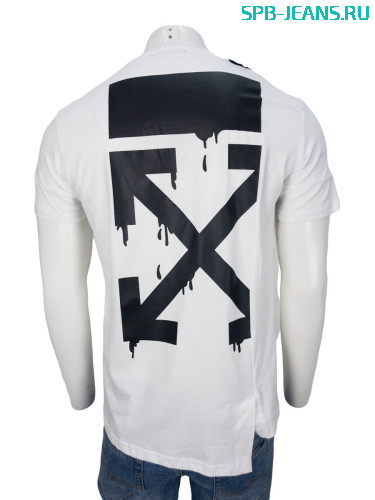 Мужская футболка Off 6678 white фото 2