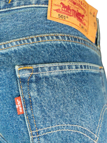 Джинсы Levi's 501B-065 cotton, zipper фото 4