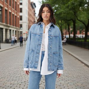 Джинсовый пиджак MR755M blue