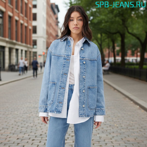 Джинсовый пиджак MR755M blue