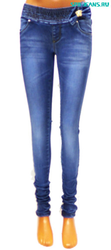 Женские джинсы на резинке (1306)