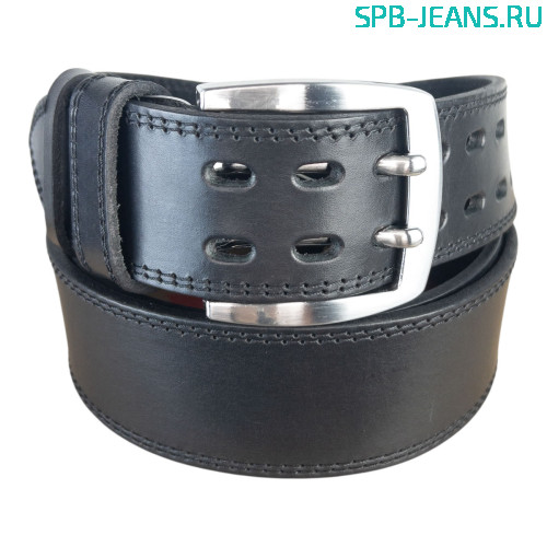 Ремень кожаный 45M03-01L черный
