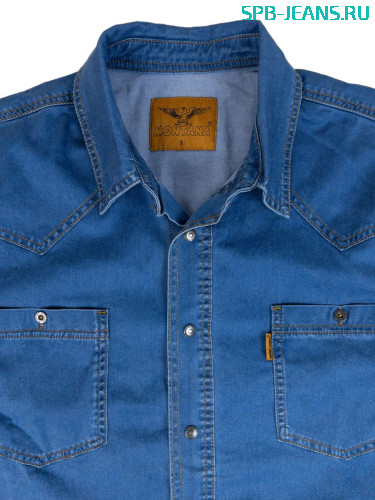 Рубашка Montana M-517SV, короткий рукав