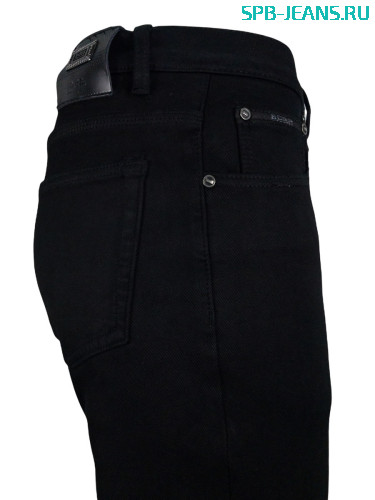 Мужские тёплые джинсы  Boss 196H black фото 2