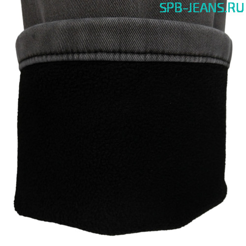 Мужские тёплые джинсы Discrete 200-7 grey фото 3