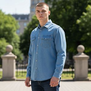 Рубашка джинсовая Montana 6602