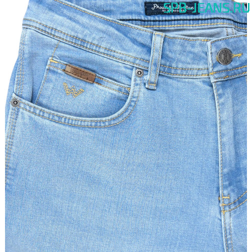 Джинсы Wrangler 107 light blue, stretch фото 2